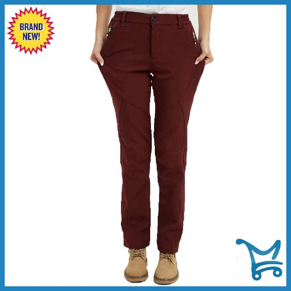 Fleece Lined Waterproof Softshell Pants Women's W… - image 1